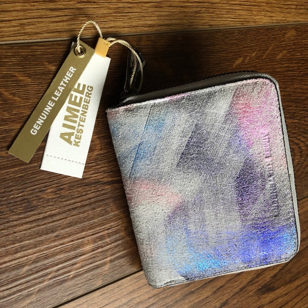 Aimee Kestenberg Zip Around Wallet Metallic